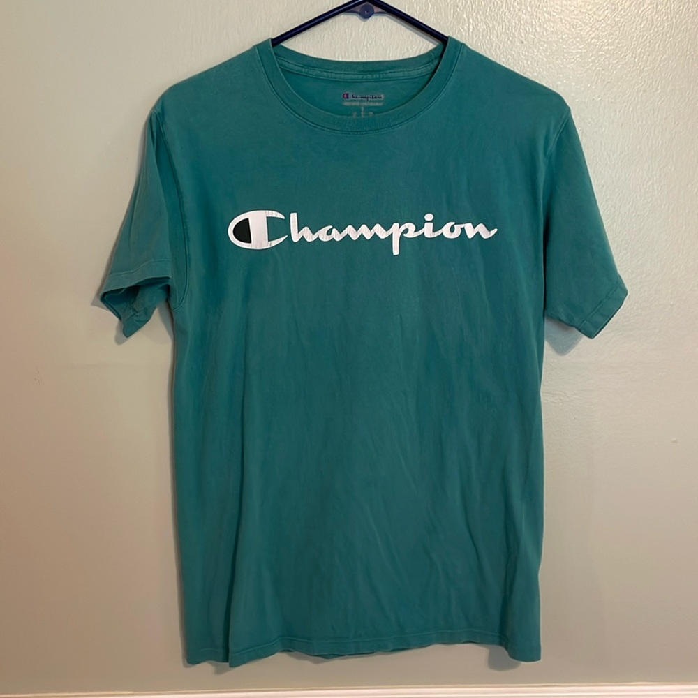 Champion green size small shirt